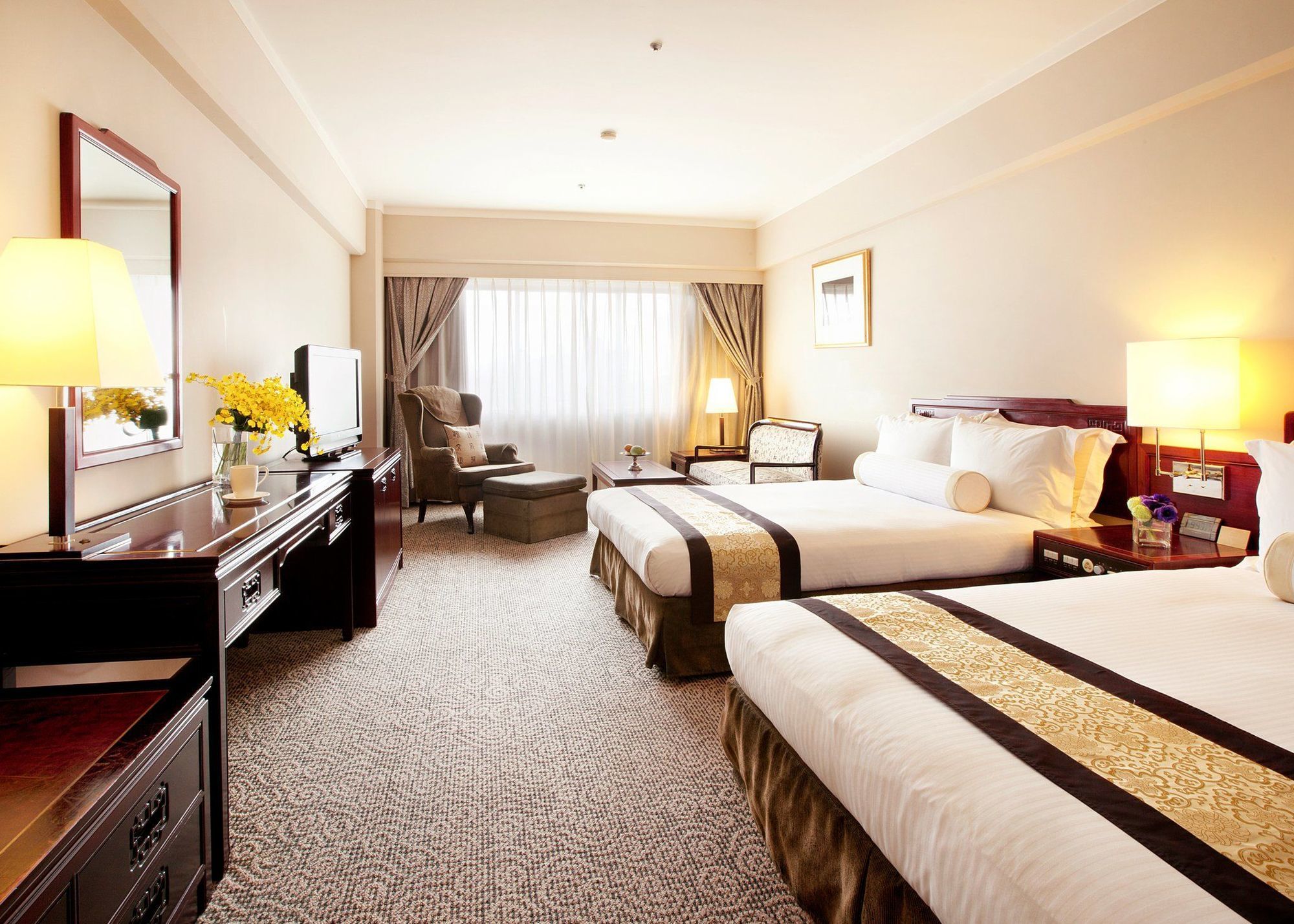 The Howard Plaza Hotel Tajpej Kültér fotó Deluxe Room